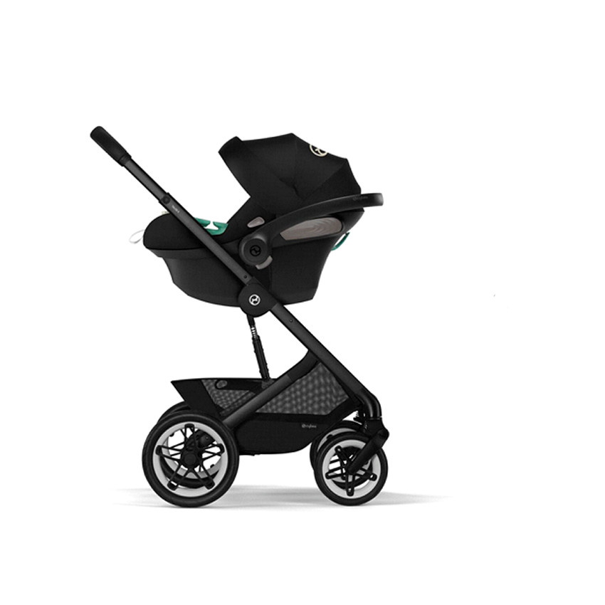 Καρότσι Talos S Lux Με Μεταλλικό Σκελετό Μαύρο - Moon Black 