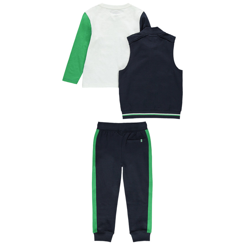 Φόρμα 3 τεμαχίων με μπουκλέ φράση 