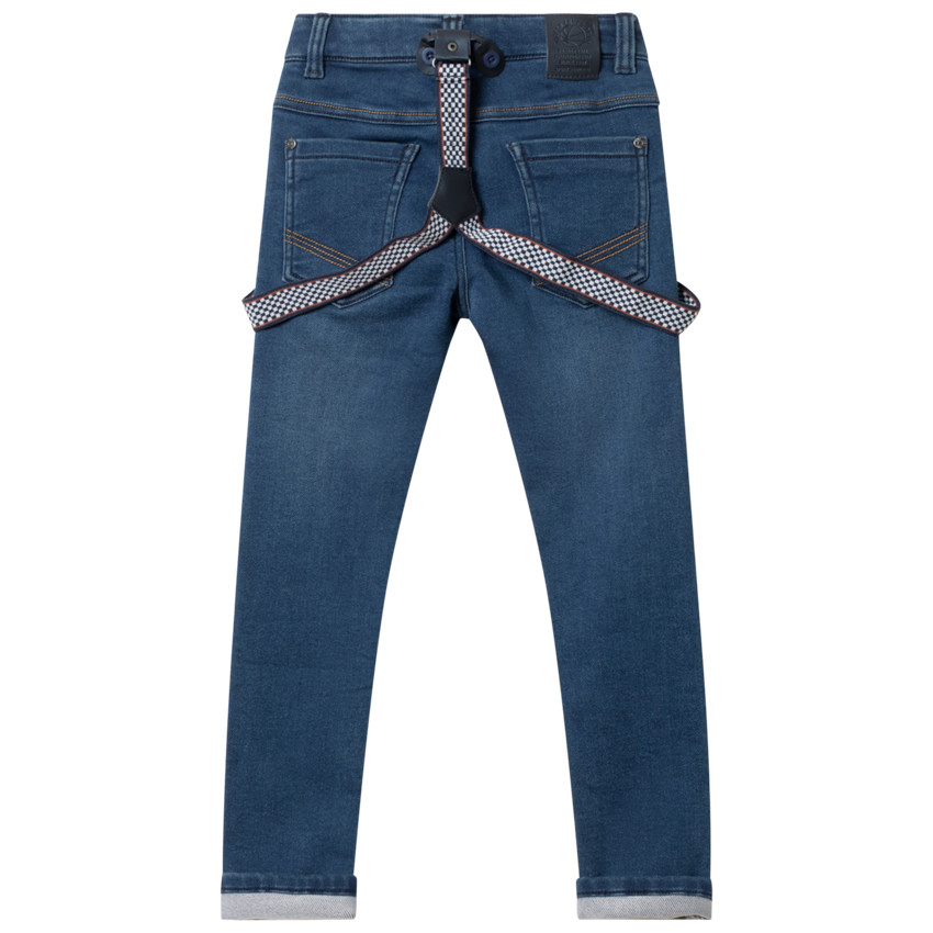 Jean effet used με αφαιρούμενες τιράντες  Additional Jean effet used με αφαιρούμενες τιράντες
