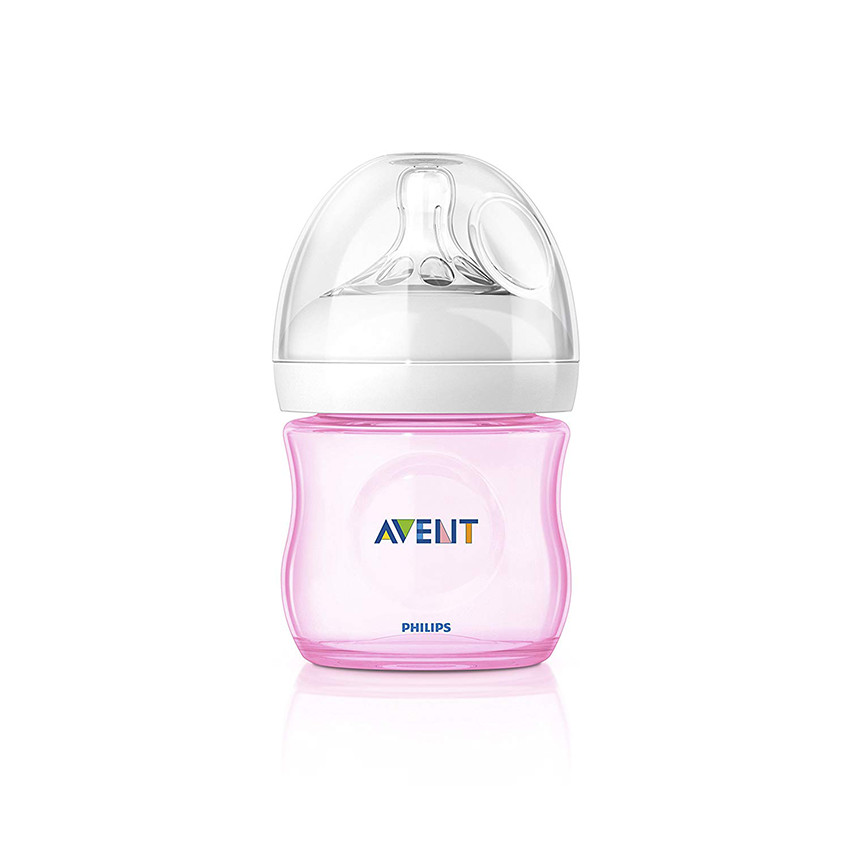  Μπιμπερό Natural 125ml, ροζ  