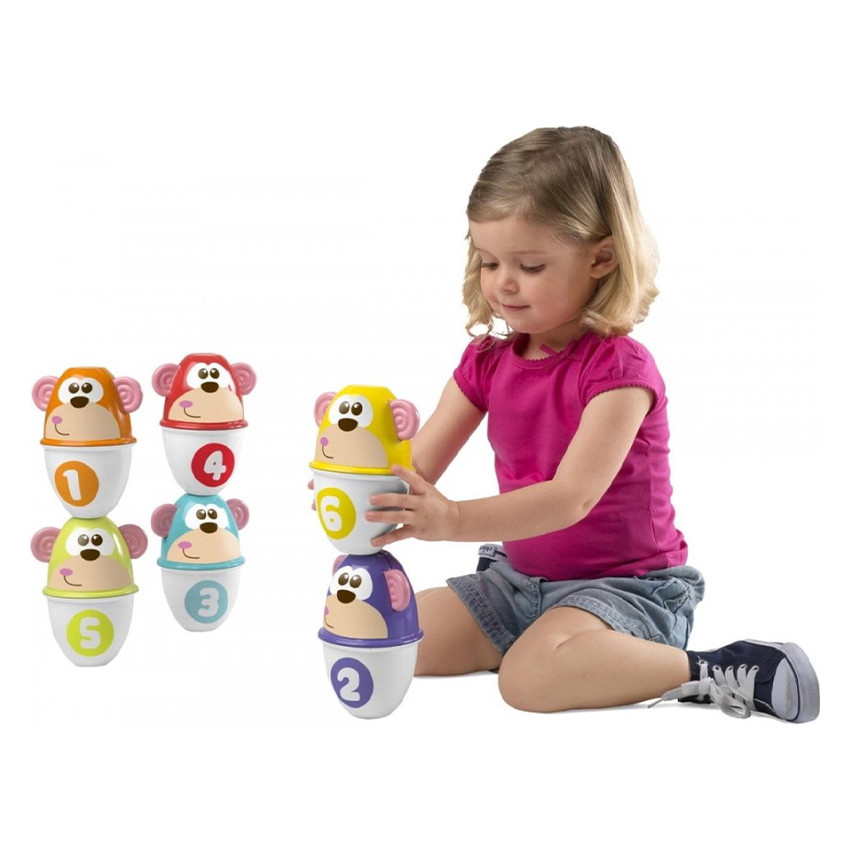 Bowling Set Monkey Strike 2 σε 1  Additional Bowling Set Monkey Strike 2 σε 1