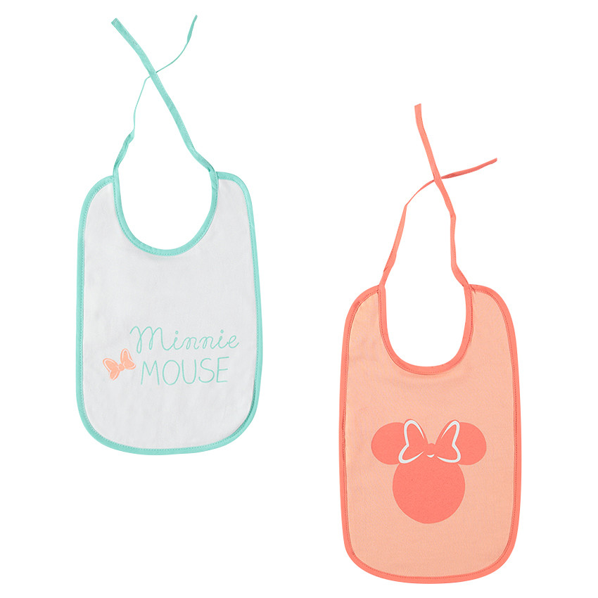 Σετ 2 σαλιάρες Minnie Disney 