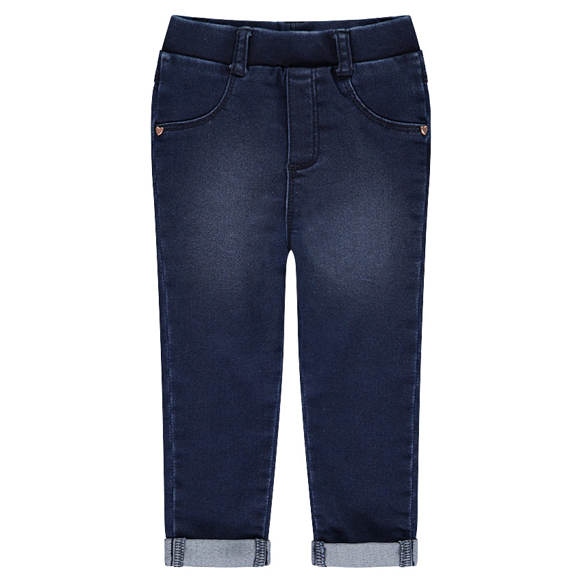 Παντελόνι-κολάν με φθαρμένη όψη και τρουκ με διακοσμητικό σχέδιο  Additional Παντελόνι-κολάν με φθαρμένη όψη και τρουκ με διακοσμητικό σχέδιο