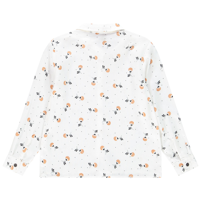 Chemise en lyocell à imprimé floral pour fille 
