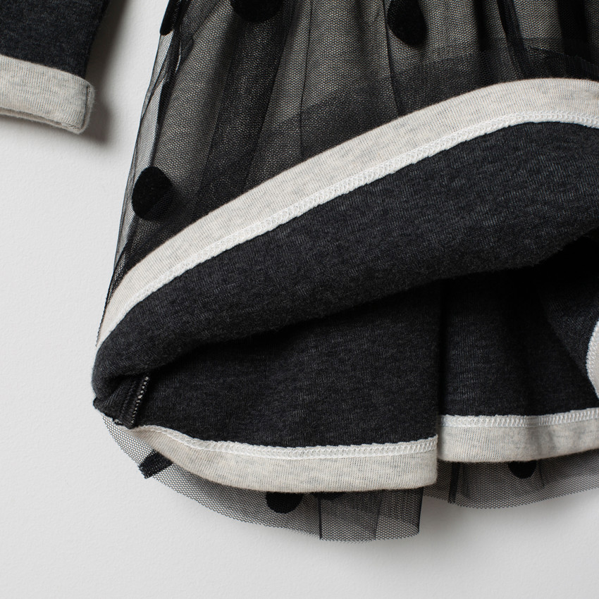 Φόρεμα μακρυμάνικο 2 σε 1 molleton 