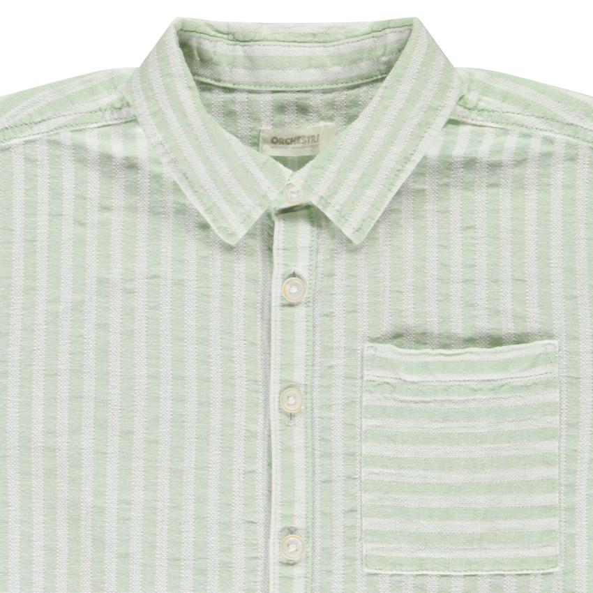 Πουκάμισο κοντομάνικο ριγέ για αγόρι 