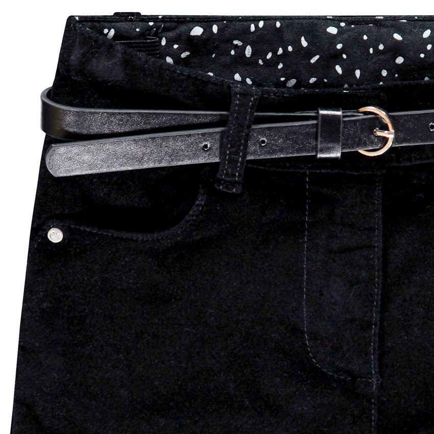 Παντελόνι βελουτέ με ζώνη αφαιρούμενη για κορίτσι 