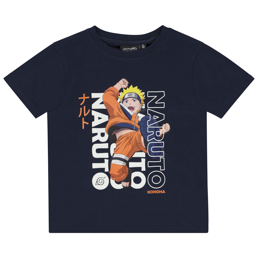 Κοντομάνικο μπλουζάκι από jersey με photoprint Naruto για αγόρι 