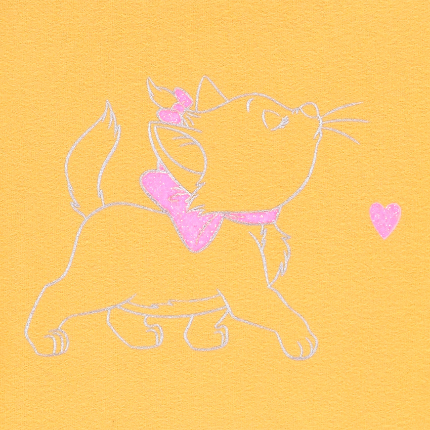 Φούτερ molleton Marie Aristoγάτες Disney για bebe κορίτσι 