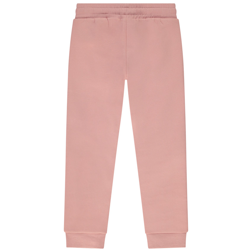 "Μακριά φόρμα από molleton μονόχρωμο για κορίτσι" 