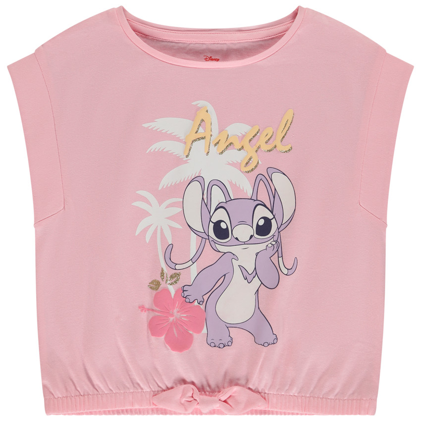 Κοντομάνικο μπλουζάκι φαντεζί Stitch Disney κορίτσι 