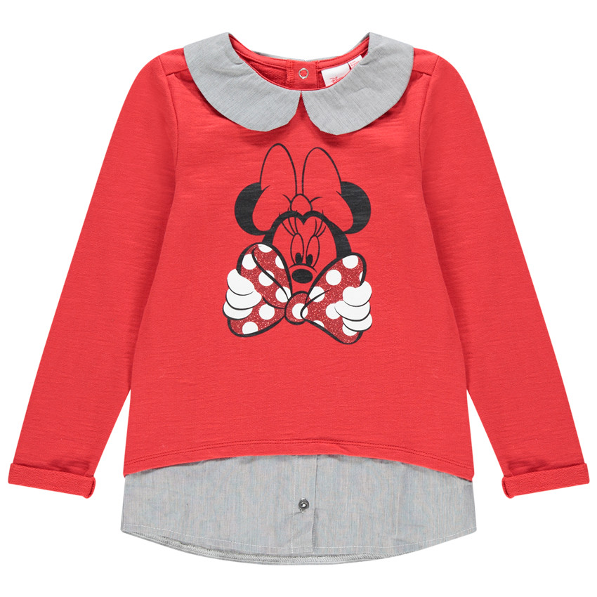 Φούτερ effet 2 σε 1 σχέδιο Minnie Disney για κορίτσι  Additional Φούτερ effet 2 σε 1 σχέδιο Minnie Disney για κορίτσι