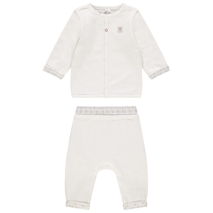 Ensemble pantalon et gilet pressionné en coton fantaisie  Additional Ensemble pantalon et gilet pressionné en coton fantaisie