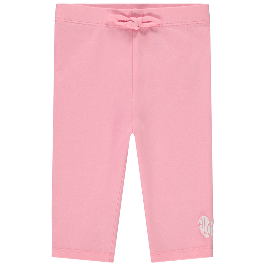 Κορσές με εφέ κόμπου και puff print καρδιά για μωρό κορίτσι 