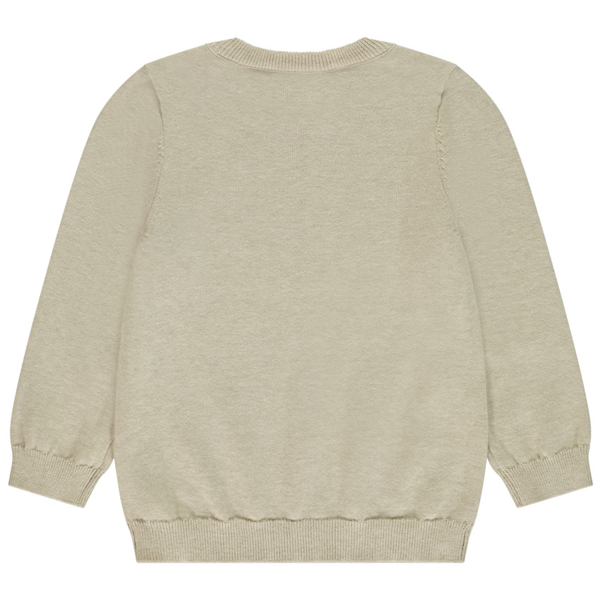 Πλεκτό πουλόβερ με σχέδιο λιοντάρι για μωρό αγόρι 