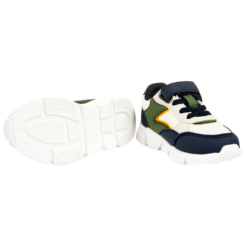 Αθλητικά παπούτσια χαμηλά με πολύχρωμες λεπτομέρειες για αγόρι 