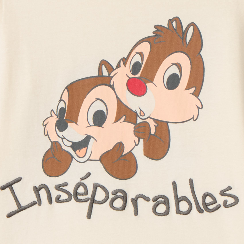 T-shirt à manches longues oversize Tic et Tac Disney pour bébé garçon 