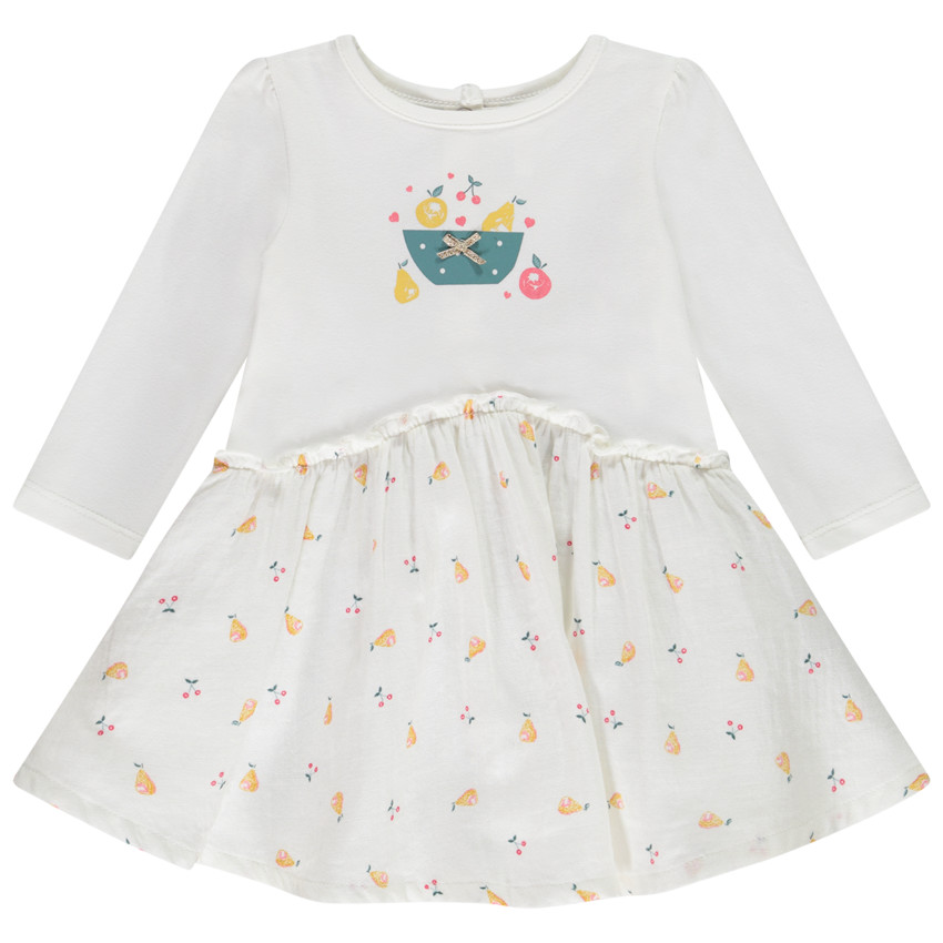 Φόρεμα 2 σε 1 από jersey για bebe κορίτσι  Additional Φόρεμα 2 σε 1 από jersey για bebe κορίτσι