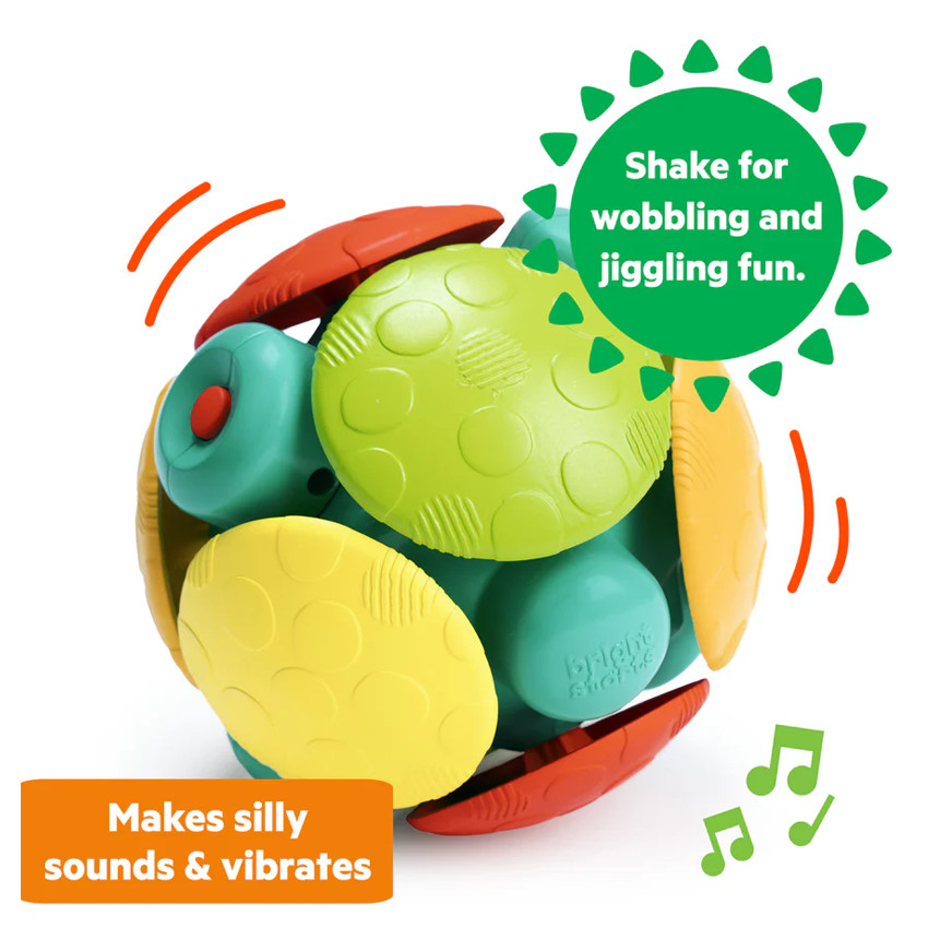 JOUET DIVERS 1ER AGE BALLE D'ACTIVITE WOBBLE BOBBLE 