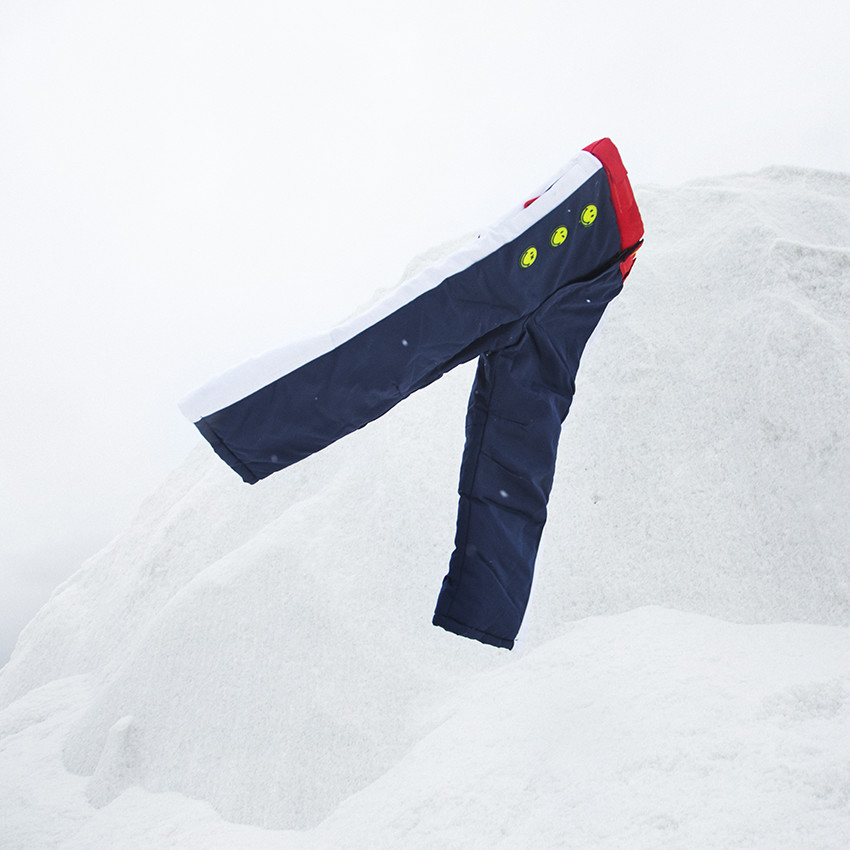 Αδιάβροχο παντελόνι του σκι με σήματα Smiley 