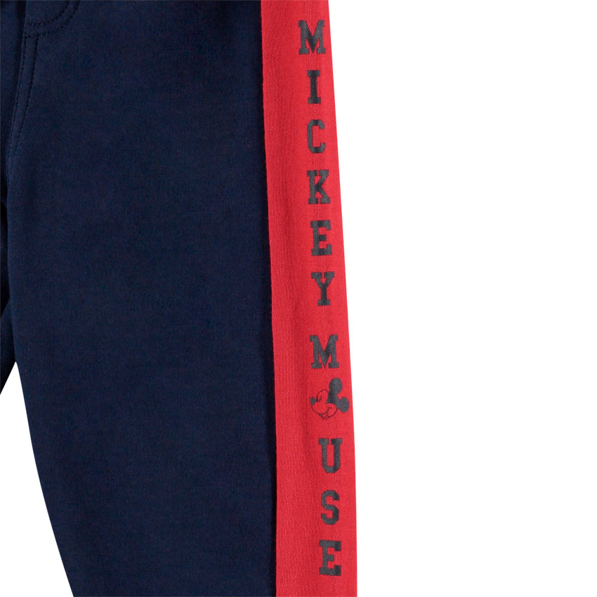 Φόρμα από φανέλα με μπλούυζα και ζακέτα με στάμπα Μίκυ της Disney 