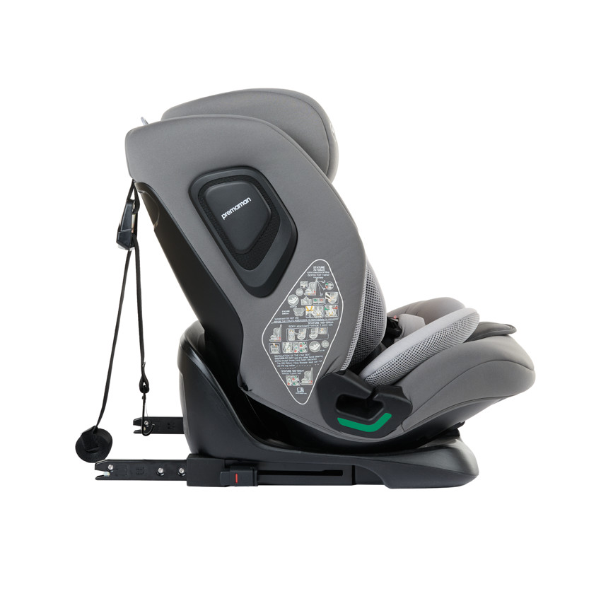 Κάθισμα αυτοκινήτου Isofix και i-Size 76-150 cm P-Way γκρι 