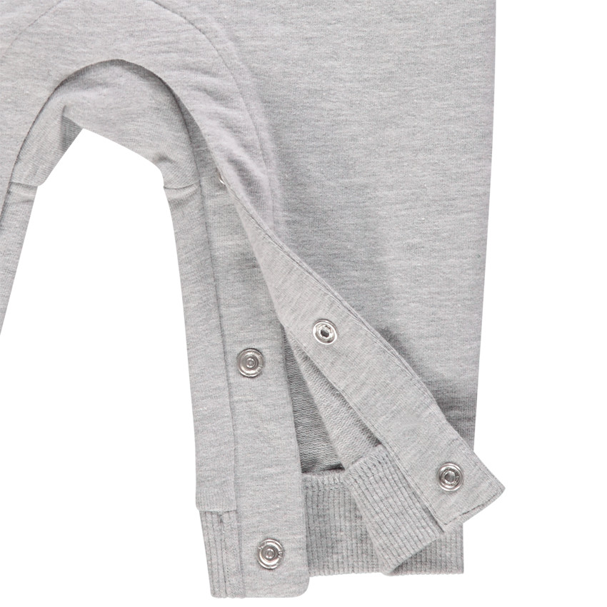 Ensemble salopette et polo motif renard 