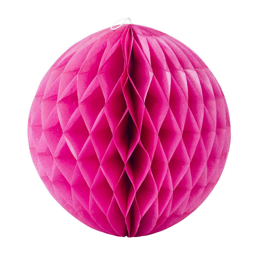 Σετ από 3 μπαλάκια από χαρτί με εφέ κυψελωτού σχεδίου 