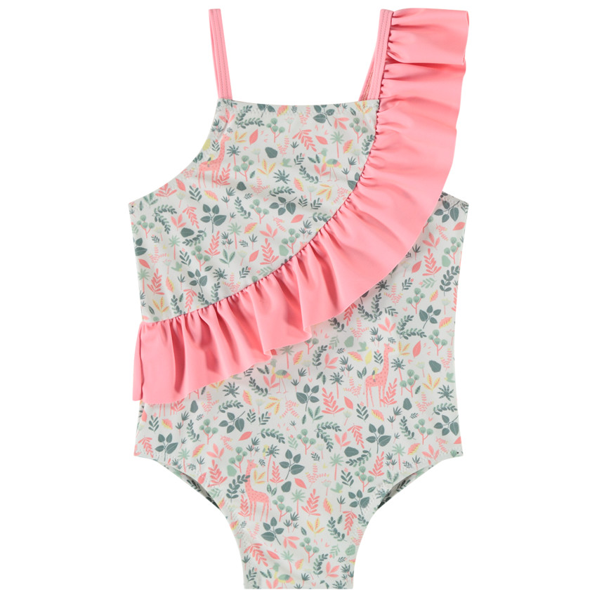 Μαγιό 1 κομμάτι με floral σχέδιο για bebe κορίτσι 