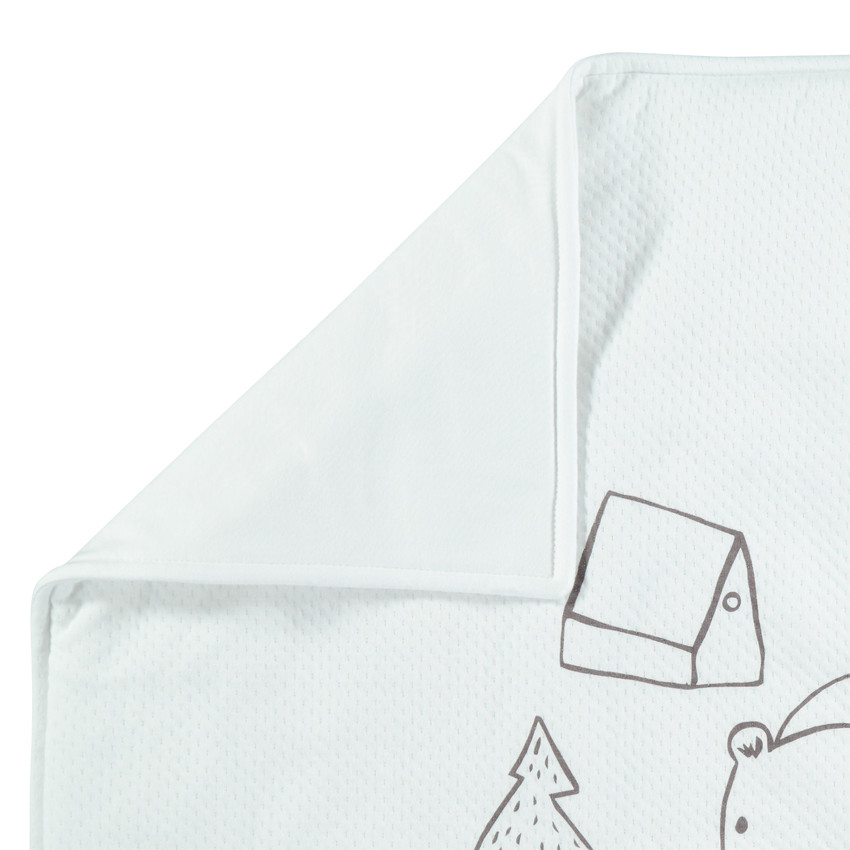 Κάλυμμα από jersey με ζώα του δάσους 