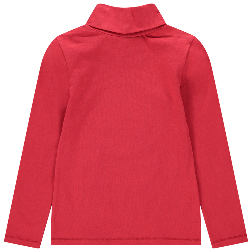 Sous-pull en coton bio à col roulé avec SmileyWorld en sequins magiques  Additional Sous-pull en coton bio à col roulé avec SmileyWorld en sequins magiques