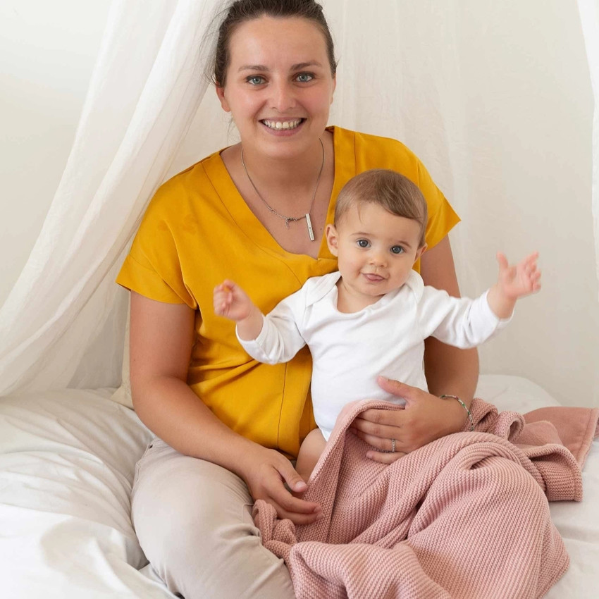 Κουβέρτα Πλεκτή/Φανέλα 