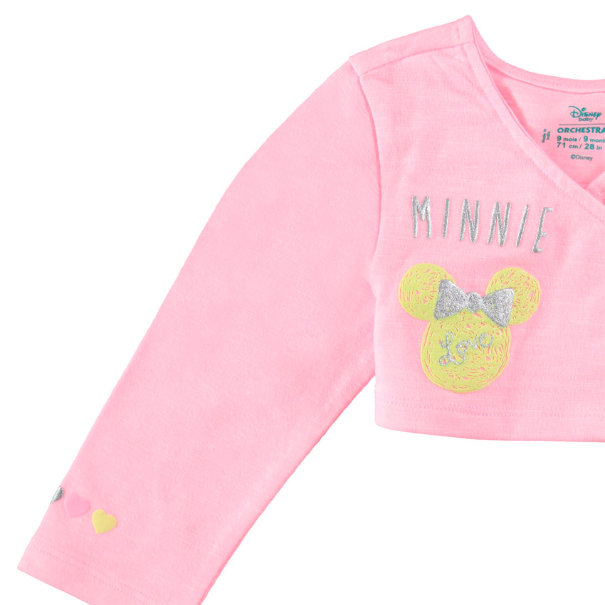 Σύνολο τουνίκ με τιράντες, μπολερό και εμπριμέ κολάν με τη Minnie της ©Disney  Additional Σύνολο τουνίκ με τιράντες, μπολερό και εμπριμέ κολάν με τη Minnie της ©Disney
