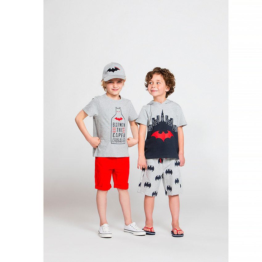 Ensemble de plage avec capuche ludique Batman pour garçon 