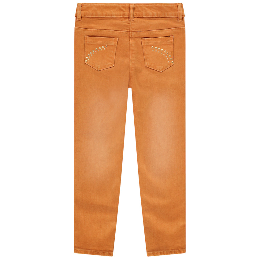 Jean στυλ ξεβαμμένο με rivets φαντεζί για κορίτσι 