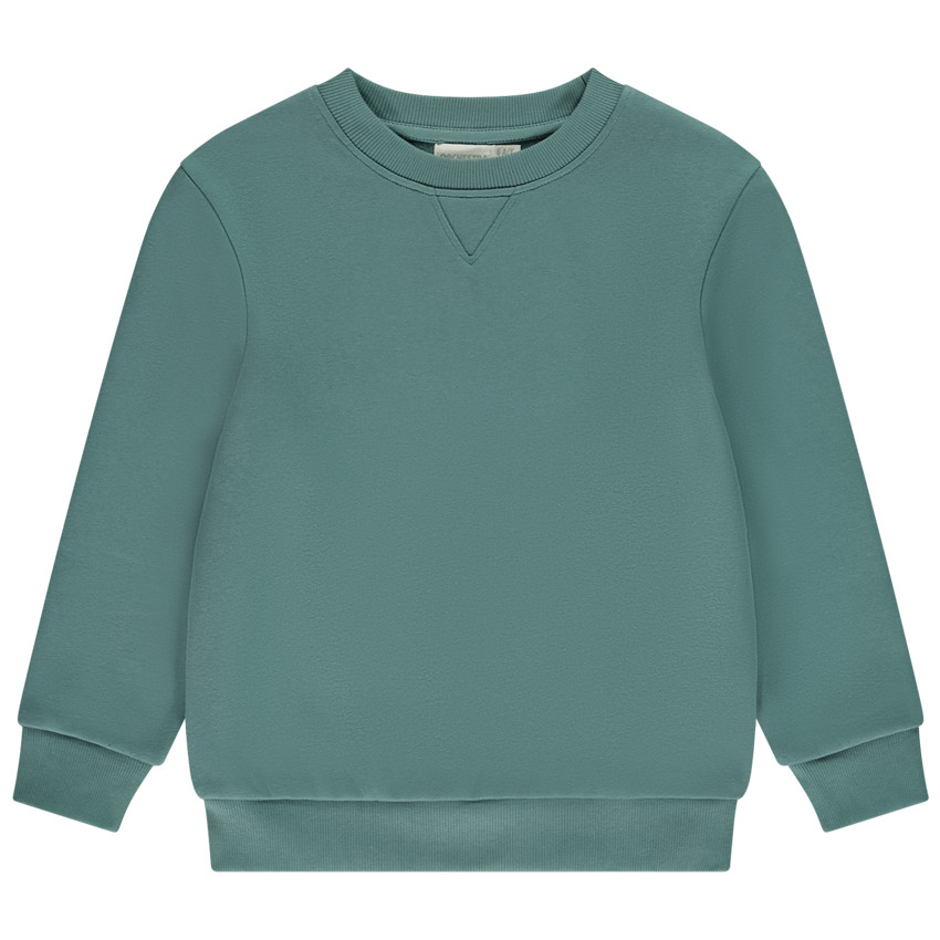 Φούτερ από molleton μονόχρωμο για αγόρι 