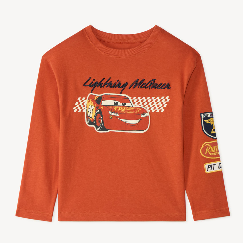 T-shirt αγοριού με μακρύ μανίκι και διακριτικό Flash McQueen Disney Pixar 