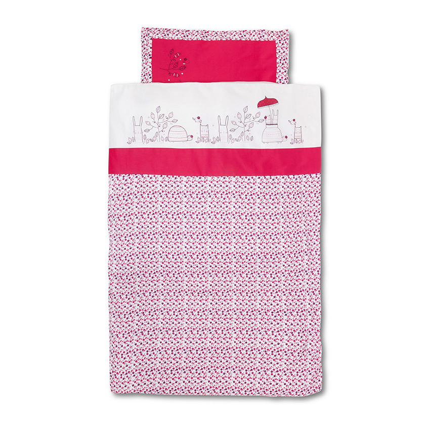 Σετ Παπλωματοθήκη και μαξιλαροθήκη 100 Χ 140 Χ 25 + 60 Χ40cm 