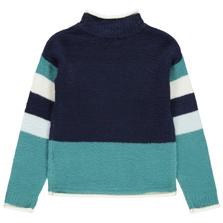 Πουλόβερ πλεκτό καρδιά σε μαγικέ παγιέτες   