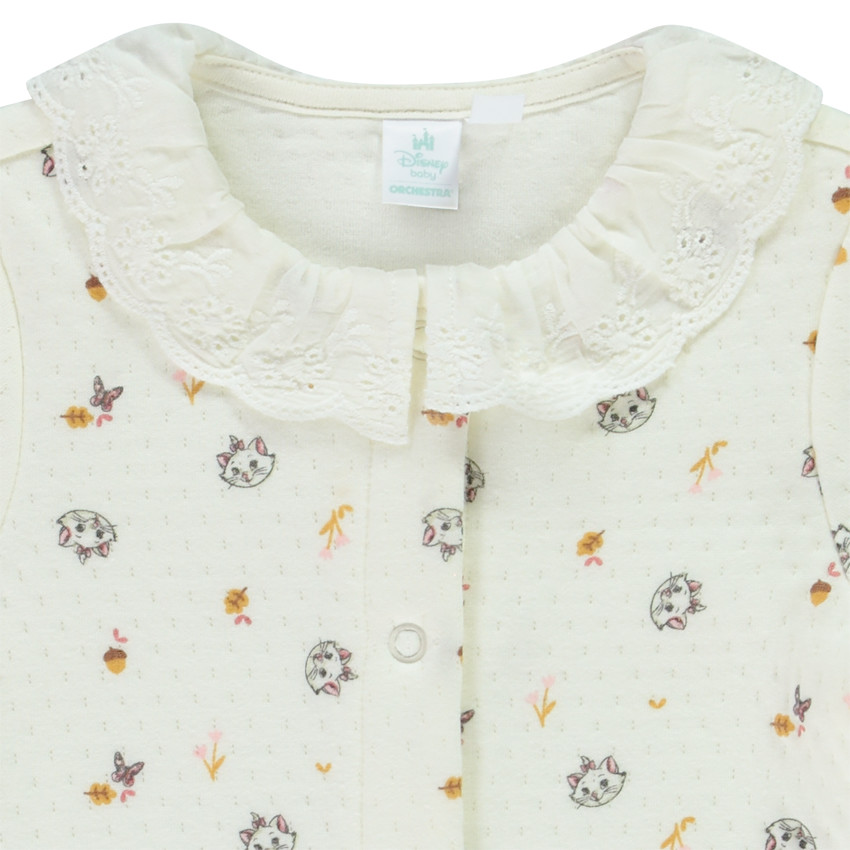 Φόρεμα με σχέδιο Marie Disney και κεντημένο γιακά για κορίτσι 