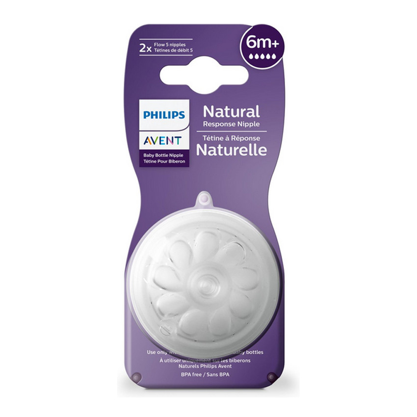 Θηλή μαλακής σιλικόνης Natural Response 6m+ AVENT 
