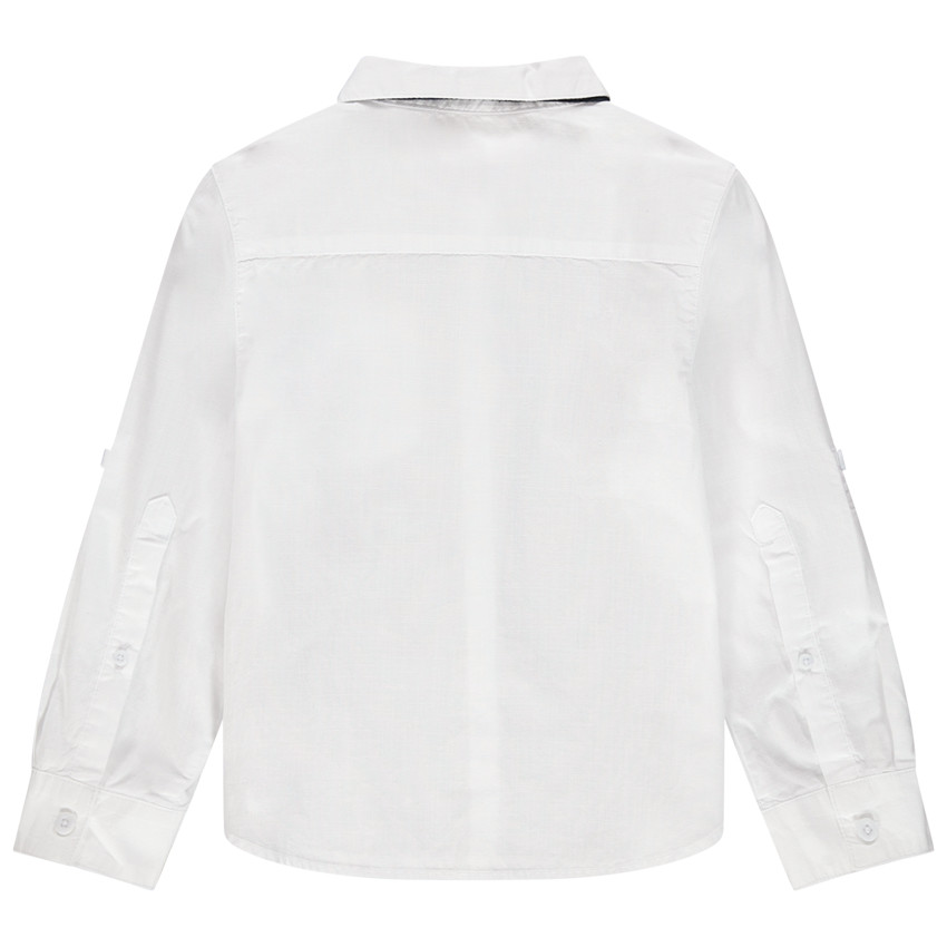 Μακρυμάνικο πουκάμισο για ειδικές περιστάσεις με αφαιρούμενη γραβάτα 