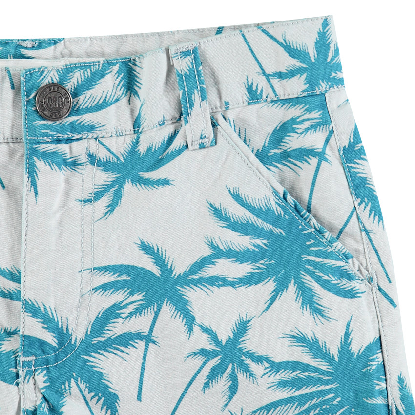 Βερμούδα με φοίνικες σχέδια σε όλη την επιφάνεια 