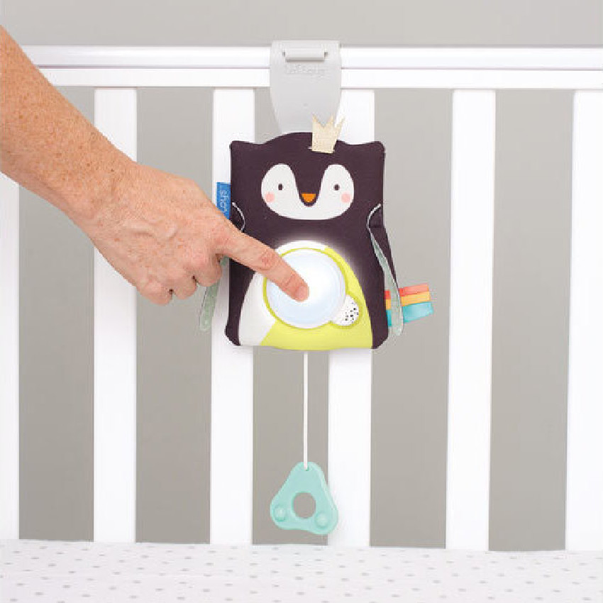 Μουσικο Παιχνιδι Κρεμαστο Κρεβατιου Με Φως Prince The Penguin Baby Soother TAF TOYS 