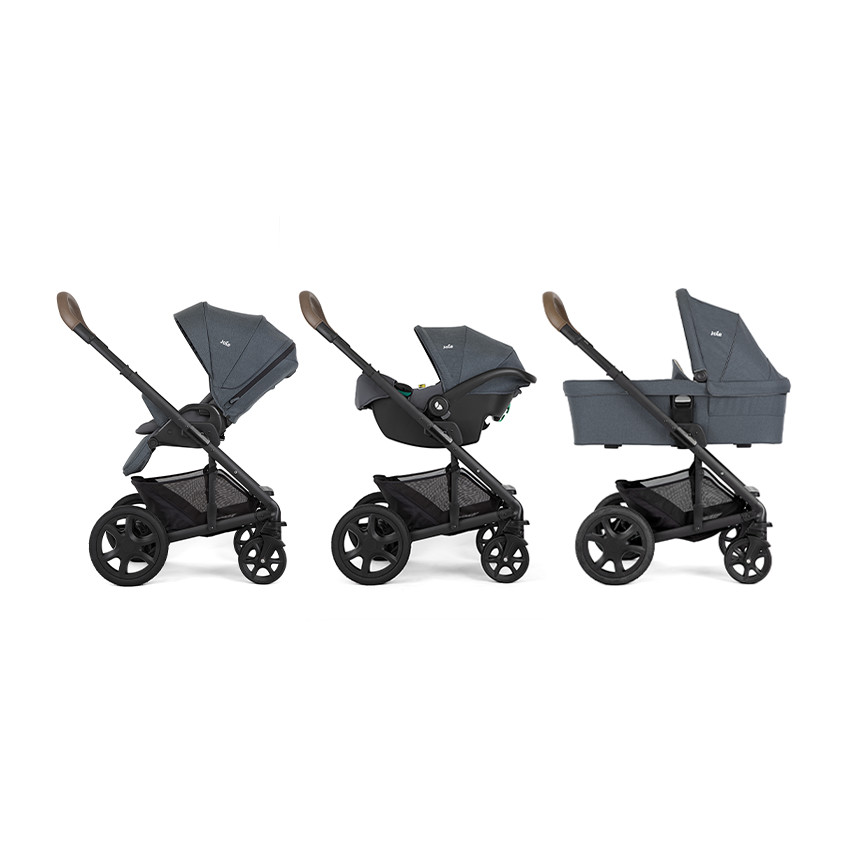 Καρότσι Trio Chrome DLX I-Snug 2 Moon Light 