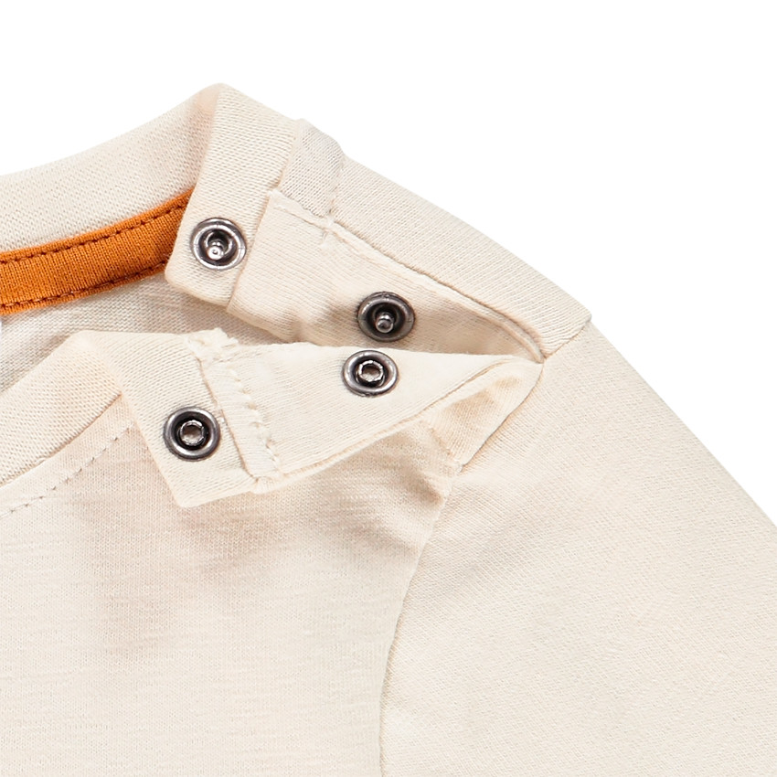 T-shirt μακρυμάνικο βαμβακερό σχέδιο ζωάκια για bebe αγόρι 