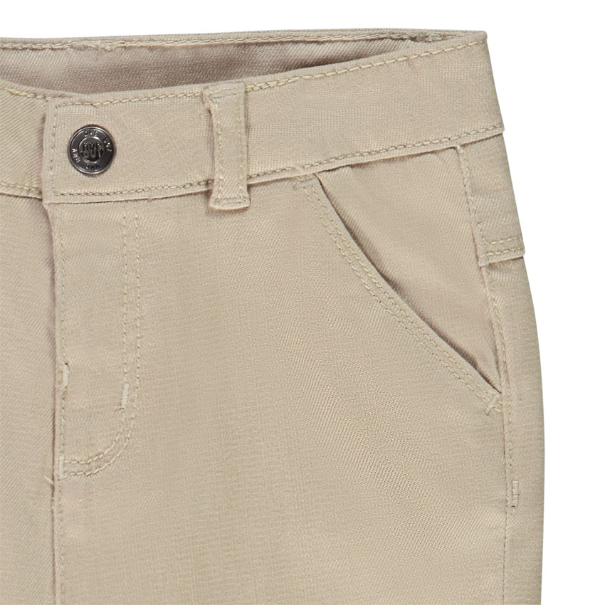 Παντελόνι σε sergé μονόχρωμο για bebe αγόρι 