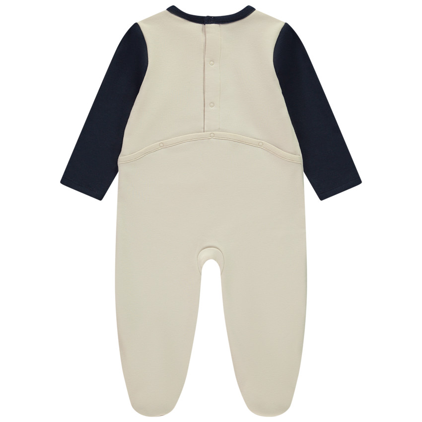 Πιτζάμα βελουτέ με σχέδιο Batman Warner για μωρό αγόρι με διαφορετικές ανοίξεις ανάλογα με την ηλικία 