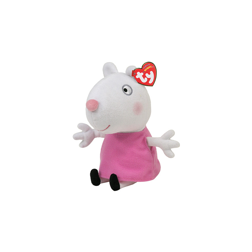 Χνουδωτό Beanie Babies Peppa Suzy 15εκ 