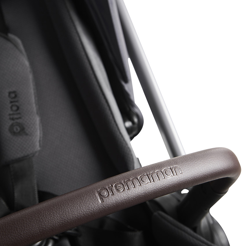 Καρότσι συμπαγές Flora μαύρο 